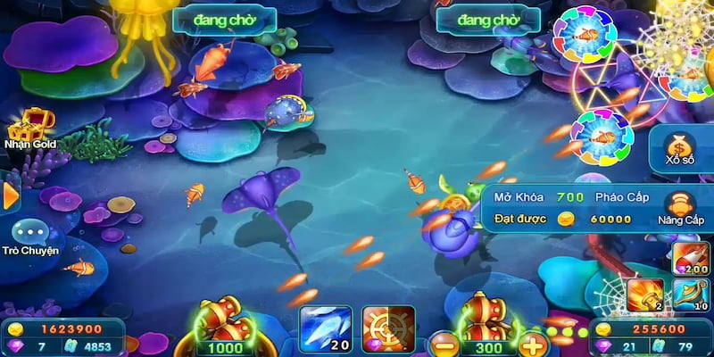 Tiêu diệt sinh vật vừa bơi ra trong game